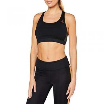 Odlo Sports Bra Ceramicool Seamless Medium Sujetador, Mujer, Black, L