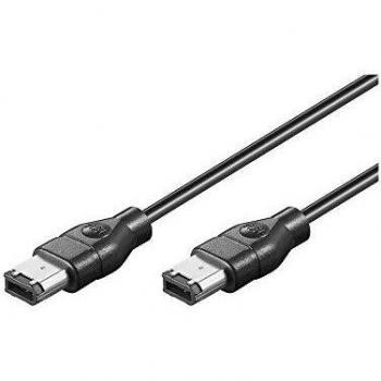 Wentronic CAK IEEE 1394 6P/6P 1.8m Fire Wire 1.8m Negro - Cable FireWire