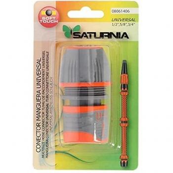 SATURNIA Conector Manguera Plastico Universal 1/2' 5/8' 3/4'