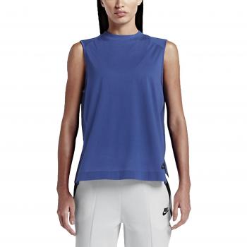 Nike W NSW Tank BND - Camiseta de tirantes para mujer, color azul, talla L
