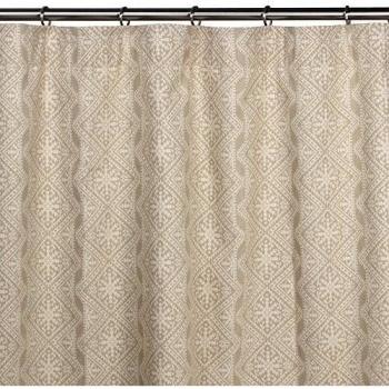 Madura 1590 - Cortina con cortina banda Norway beige y crudo 200 x 290 cm