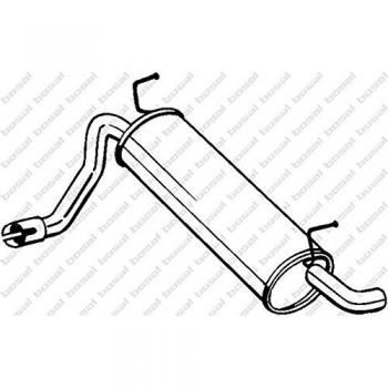 Bosal 148-199 End Silencer