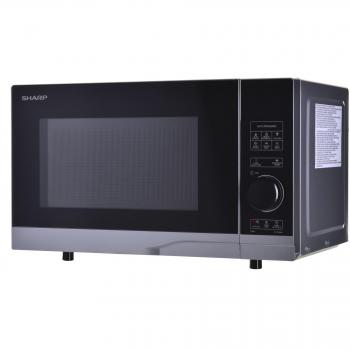 Horno microondas Sharp YC-PS204AE-S - Potente electrodoméstico para cocina con 700W de potencia, función eco y seguridad infantil