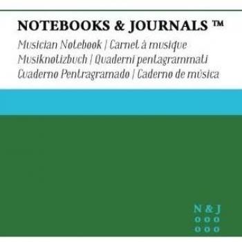 Cuaderno de Música Notebooks & Journals, Large, Verde, Tapa Blanda: