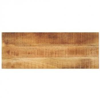 Tablero de mesa rectangular madera mango rugosa 70x40x3,8 cm