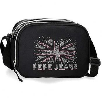 Pepe Jeans Ada Bandolera Negro 23x17x8 cms Poliéster