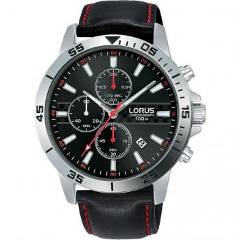 Reloj Hombre Lorus Sport man RM313FX9 de piel y correa roja