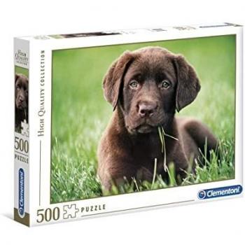 Clementoni- Puzzle 500 Piezas Perrito Chocolate