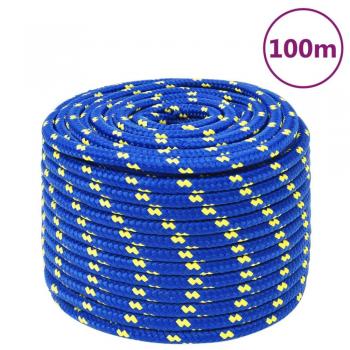Cuerda de barco polipropileno azul 12 mm 100 m