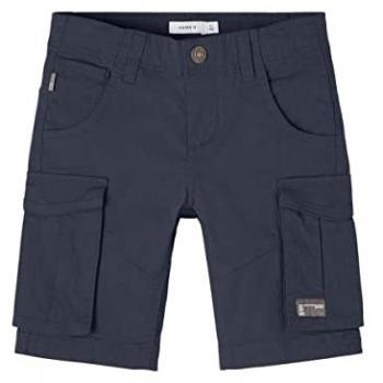 Pantalones Cortos Cargo Ryan Twibamgo Azul Marino Ajuste Regular para Niños
