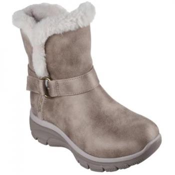 Skechers Easy Going Dreamers Move Women's Slip-On Winter Boots - Beige - Size 40