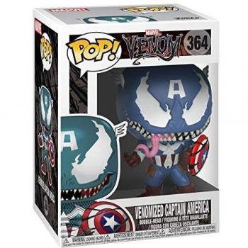 Funko 32686 POP Bobble: Marvel: Marvel Venom: Venom/Captain America
