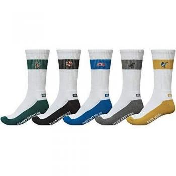 Globe Team Crew Sock 5 Pack Calcetines, Unisex niños, Assorted, 7-11