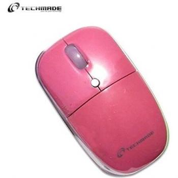 Minimouse Inalámbrico Rosa Techmade