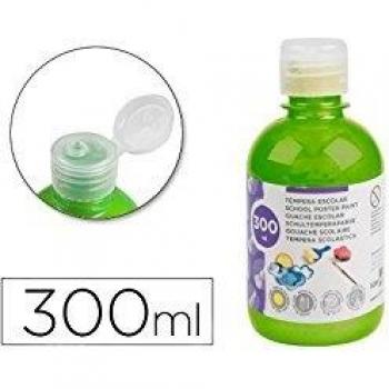 Liderpapel TP51 - Tempera liquida, 300 ml, color verde fluorescente