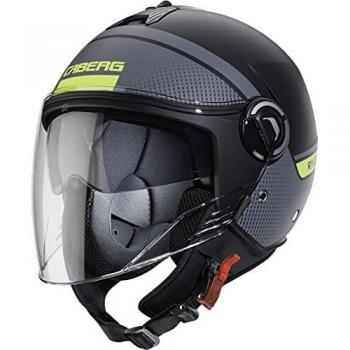 Caberg Casco Riviera V4 Elite Matt Black/Anthracite/Yellow Fluo XS