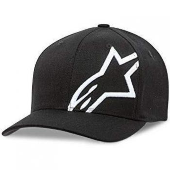 Alpinestars Corp Shift 2 Flexfit Curved Bill Cap - Black/White S/M