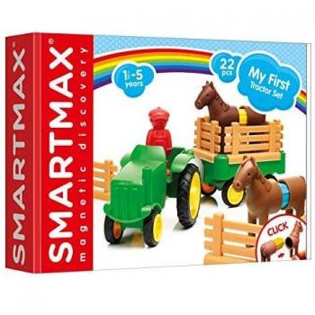 Set de Tractor Magnético SmartMax - Mi Primer Tractor, 22 Piezas, para Niños de 1.5 a 5 Años