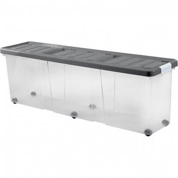 Caja de Almacenamiento para Árbol de Navidad con Ruedas Transparente - Tontarelli