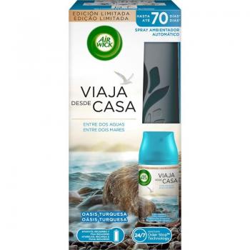 Air Wick Freshmatic Entre Dos Aguas Oasis Turquesa aparato + recambio + 1 pila