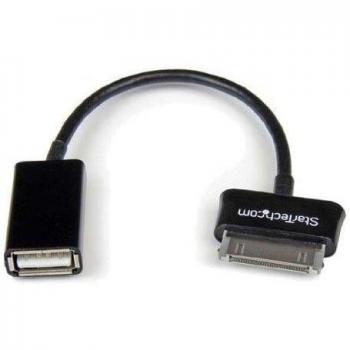StarTech.com SDCOTG - Cable adaptador USB OTG, USB A hembra para Samsung Galaxy Tab, negro
