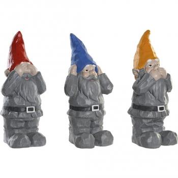 Figura Decorativa DKD Home Decor 25 x 18,3 x 48,2 cm Gnomo Magnesio