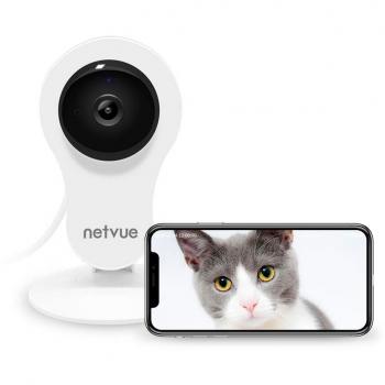 Cámara IP 720p de Alta Definición, Netvue WiFi Wireless Casa de Seguridad de la Cámara con Audio de dos Vías, Detección Inteligente de Movimiento, Cámara de Visión Nocturna