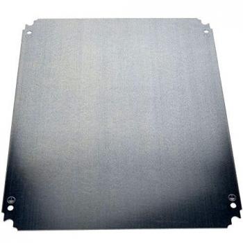 Schneider Electric NSYMM54 Placa de Montaje Ciega, Al 500 x An 400 mm en Chapa de Acero Galvanizado