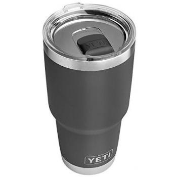 YETI 30 oz Charcoal Stainless Steel Vacuum Insulated Tumbler with MagSlider Lid