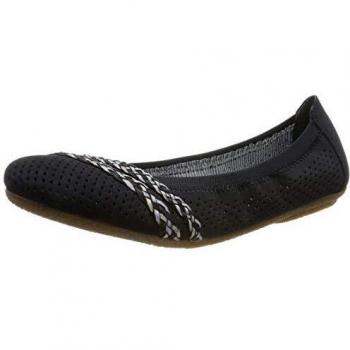 Rieker Women's 41469-14 Ballet Flats, Blau