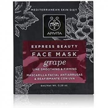 Apivita Grape Line Smoothing & Firming Express Beauty Face Mask 6x(2x8ml)