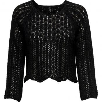 ONLY Women's Onlnola Life 3/4 Knitted Jumper, Black, XS