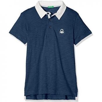 United Colors of Benetton H/s Polo Shirt, Azul