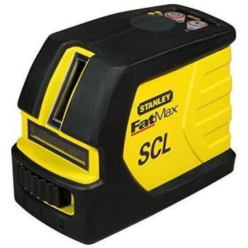 Stanley 1-77-320 Nivel SCL FatMax láser Cruz, 25 m de Alcance, Amarillo/Negro