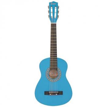 Encore ENC12BLOFT Blue Acoustic Guitar Bundle for Beginners