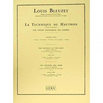 Técnicas del Oboe: Sonoridad y Mecanismo - Primera Parte de Louis Bleuzet, Volumen 1