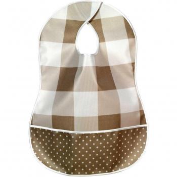 Cambrass Bebe - Babero cuadrado, 28 x 36 cm, color gris