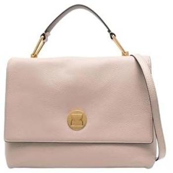 Coccinelle Liya Pink Leather Shoulder Handbag, Blush Pink, Size: OS