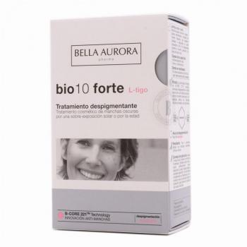 Bella Aurora PACK Bio 10 Forte L-Tigo Tratamiento Despigmentante, 30ml+REGALO Solar SPF50 Piel Sensible, 50ml