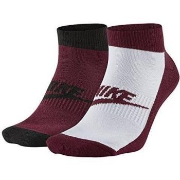 Nike NSW Men 2PPK Futura No Show - Pack 2 pares de calcetines para hombre, color rojo, talla M