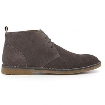 Dune Cashed Grey Suede Boots for Men - Size 12 UK / 46 EU