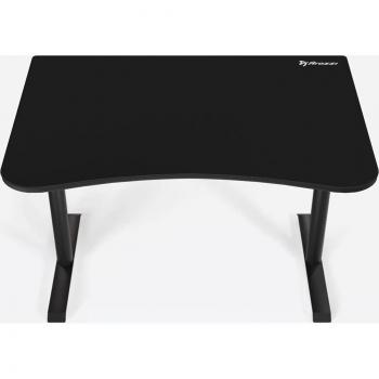 Mesa Gaming Arozzi Arena Fratello Pure Black - Mesa de escritorio gaming, color negro puro, diseño ergonómico, superficie amplia para monitores y accesorios, estructura robusta y resistente, sistema de gestión de cables integrado