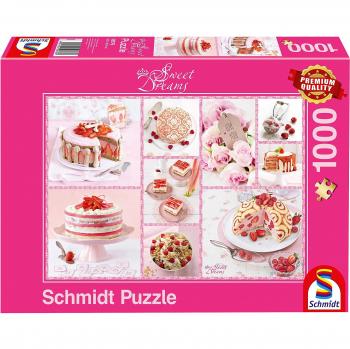 Sweet Dreams Pink Pie Happiness 1000-Piece Puzzle