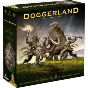 Juego de Mesa Doggerland de Draco Ideas - Juego de estrategia, para 2 a 4 jugadores, edades a partir de 10 años, duración aproximada de 60 minutos, incluye tablero, cartas y fichas temáticas