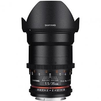 Samyang 35mm T1.5 VDSLR UMC para Nikon D500