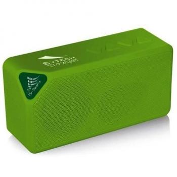 Sytech SY-X203BT - Altavoz portátil inalámbrico, color verde