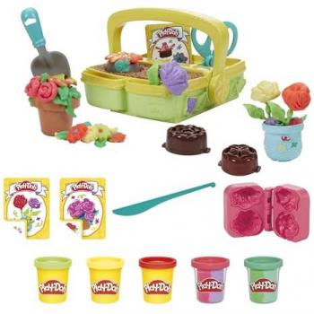 Play-Doh Blooming Flowers Gardening Playset for Kids Age 3+