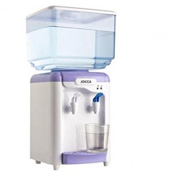 Jocca Dispensador de Agua con depósito de 7 litros, Blanco y azul, 24.5 x 23 x 34 cm