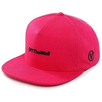 Vans Off The Wall Distorted Snapback Gorra Sombrero Rosa