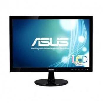 Monitor ASUS VS197DE 18.5 WXGA LED, Resolución 1366x768, VGA, Tiempo de Respuesta 5ms, VESA Compatible, Color Negro